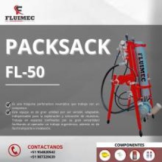 PACKSACK FL-50 equipo neumático Fácil de operar